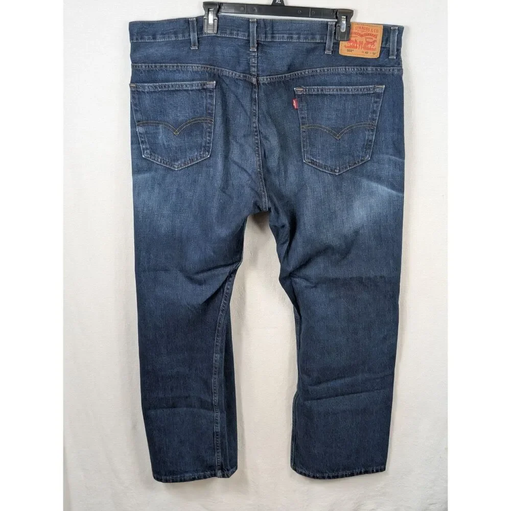 Levi's 569 Loose Straight Jeans Blue Men's Size 42x30